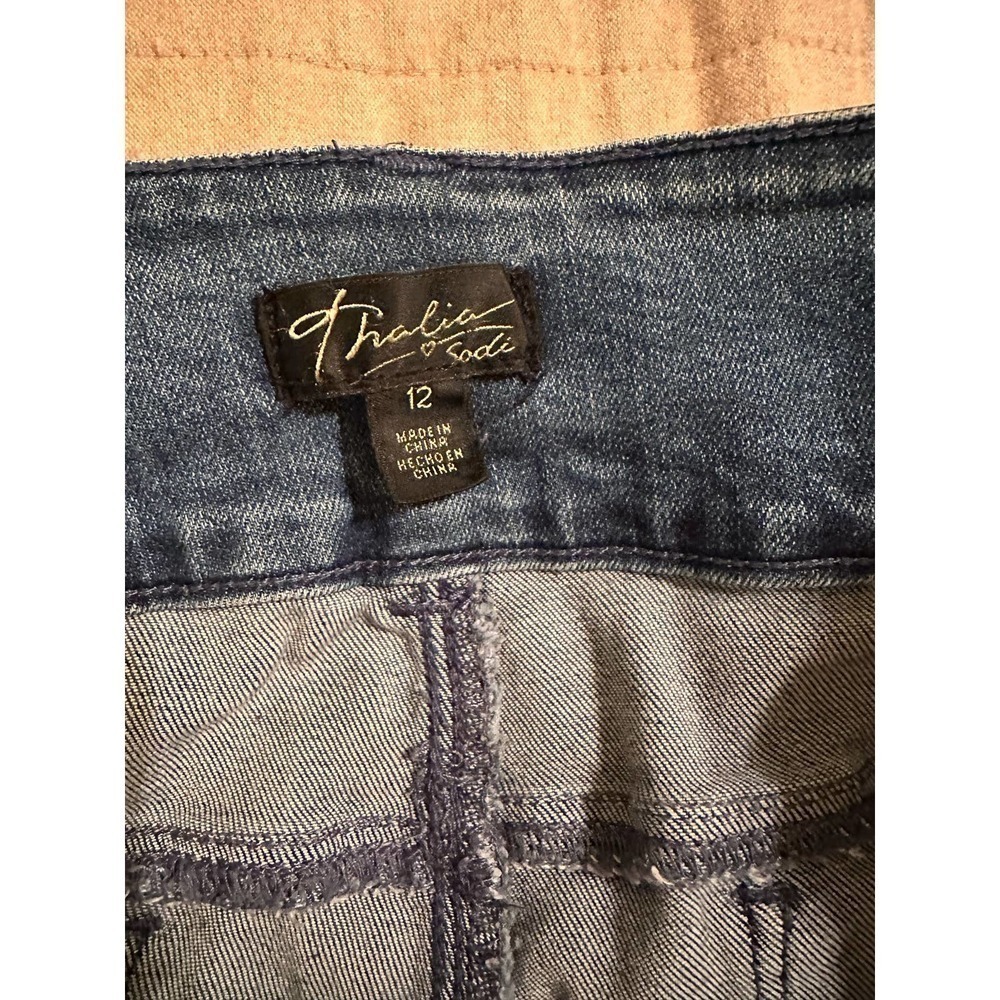 THALIA Sodi Faux Pearl Ankle  Skinny Jeans - Picture 11 of 12